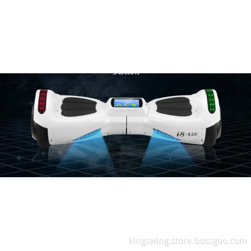 Factory Cheap 4.5 Inch Child Kids Kick Two Wheel Self Balancing Scooter Support Audio Video Learning LCD with Bluetooth Speaker